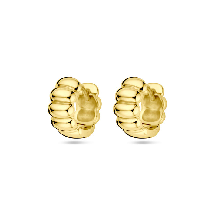 klapoorringen 1 micron zilver verguld (geel)