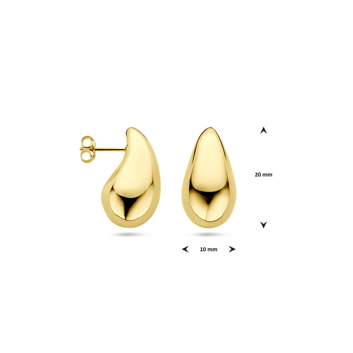Ohrhänger aus 14-karätigem Gelbgold