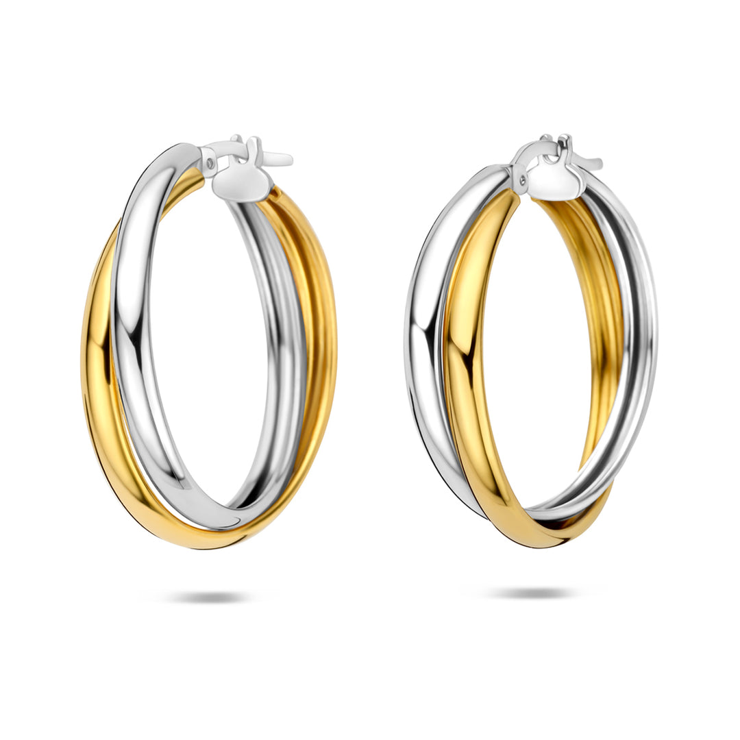 oorringen zilver verguld