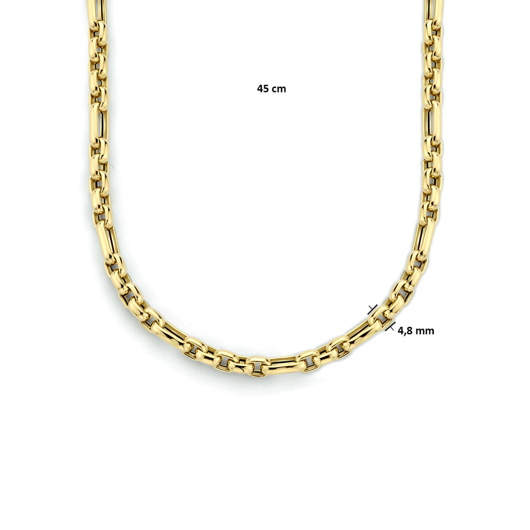 Halskette Anker 4,8 mm 45 cm 14K Gelbgold