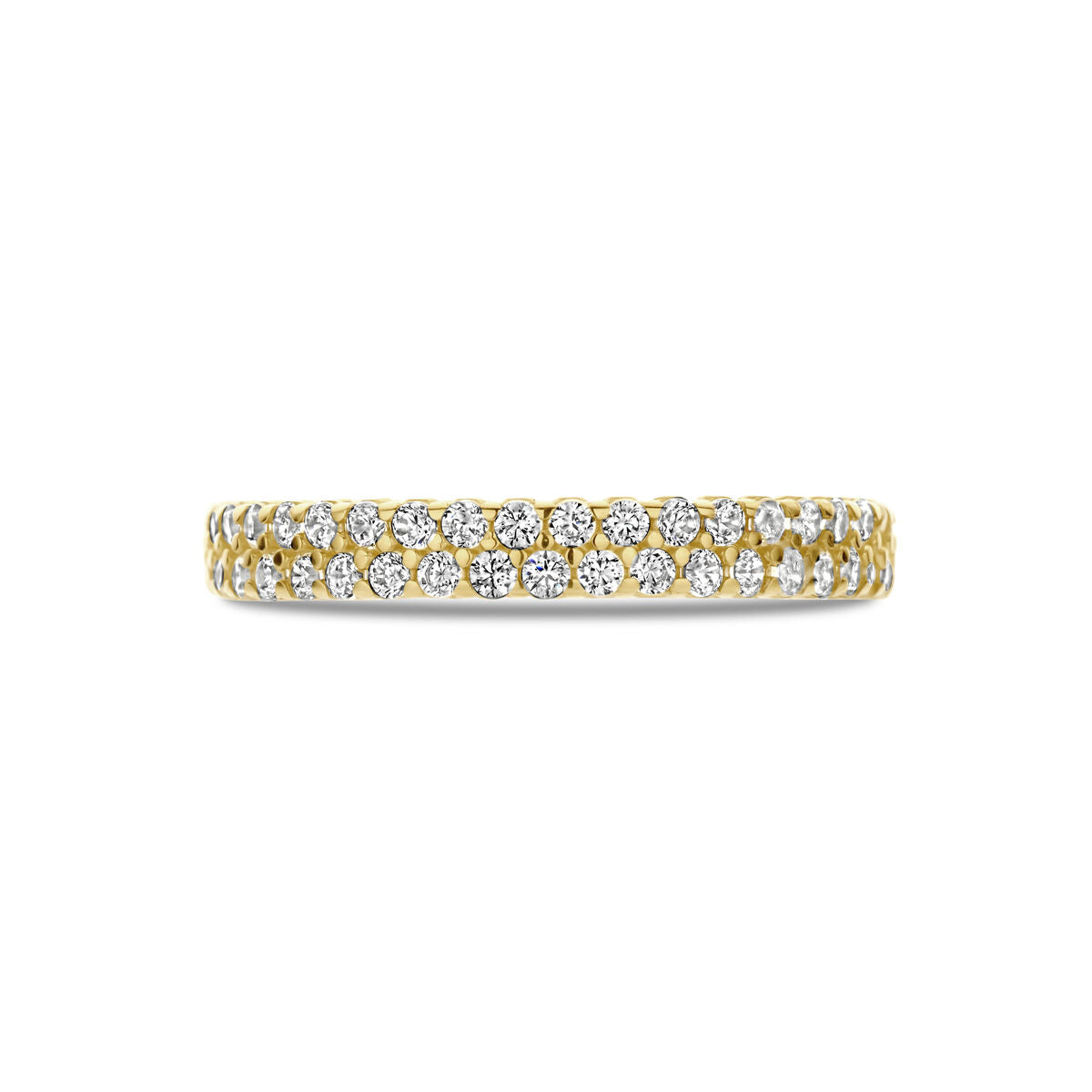 Ring Zirkonia 3 mm 14K Gelbgold