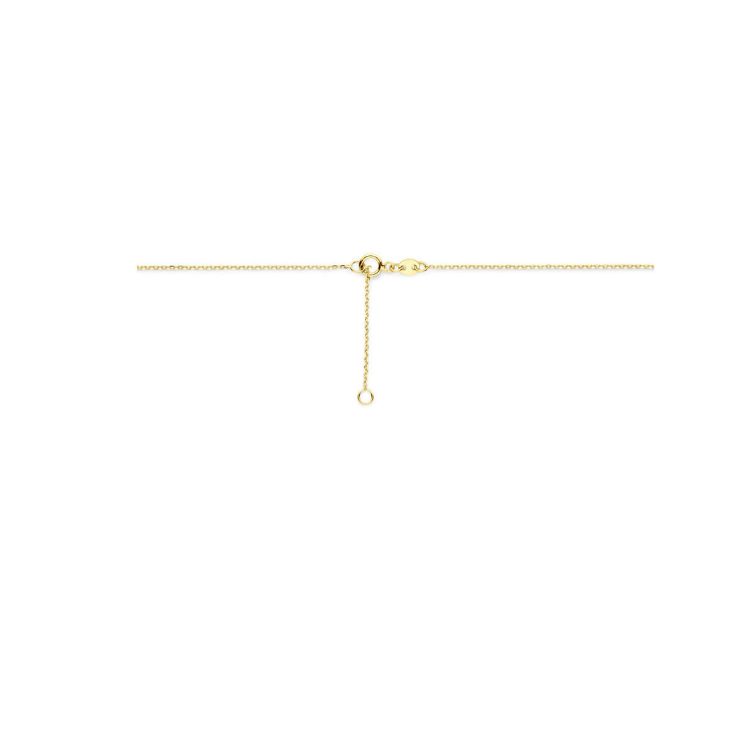 Halskette Perle 42 + 3 cm 14K Gelbgold