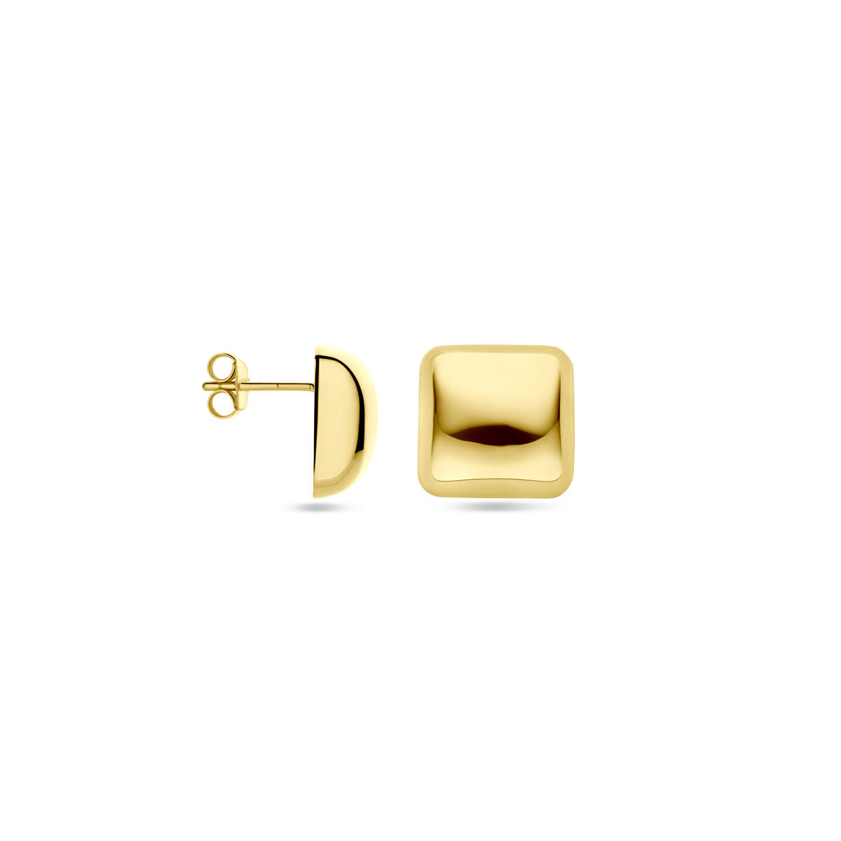 Ohrstecker 14 mm 1 Mikron vergoldet (gelb)
