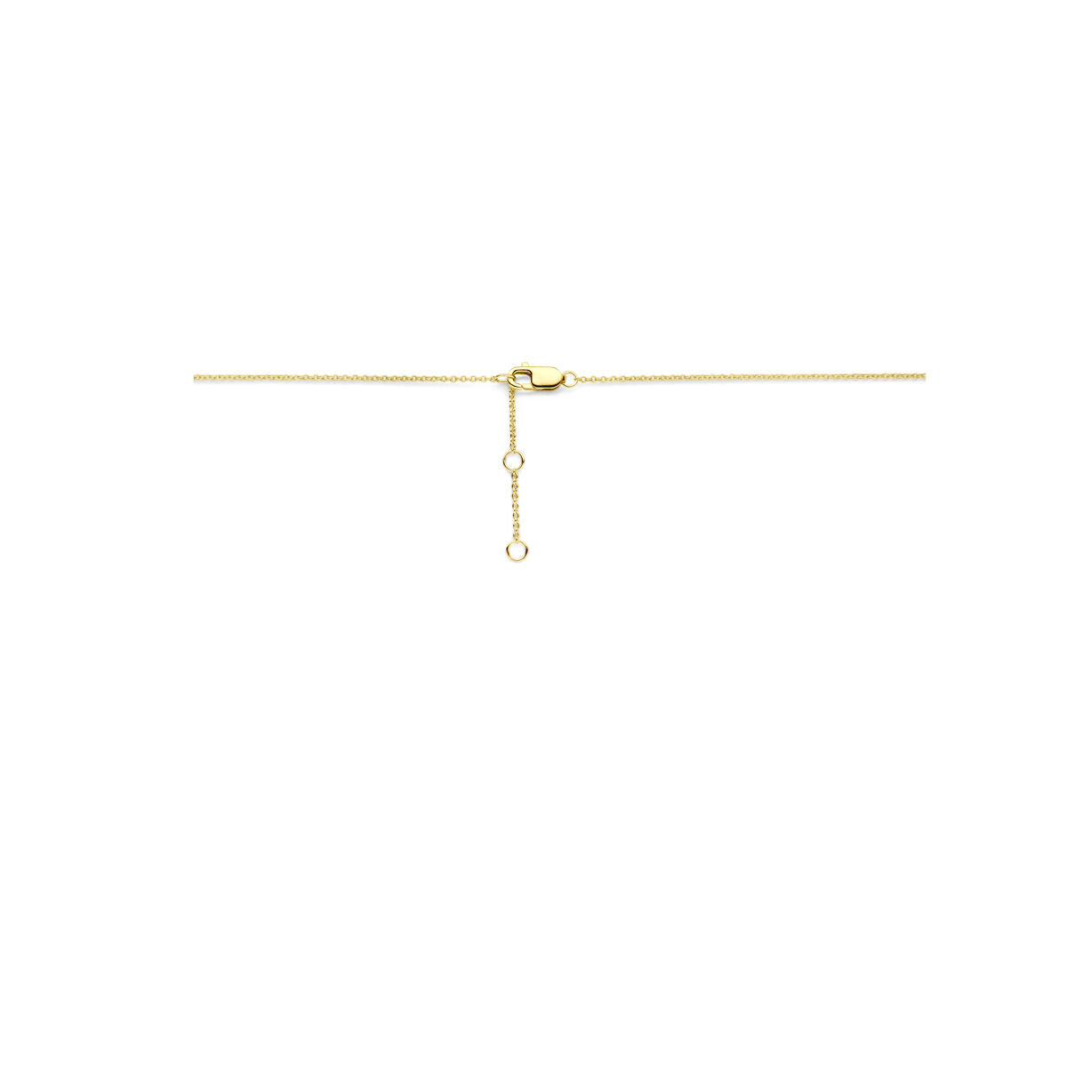 Halskette Diamant 0.02ct H SI 40,5 - 42,5 - 44,5 cm 14K Gelbgold