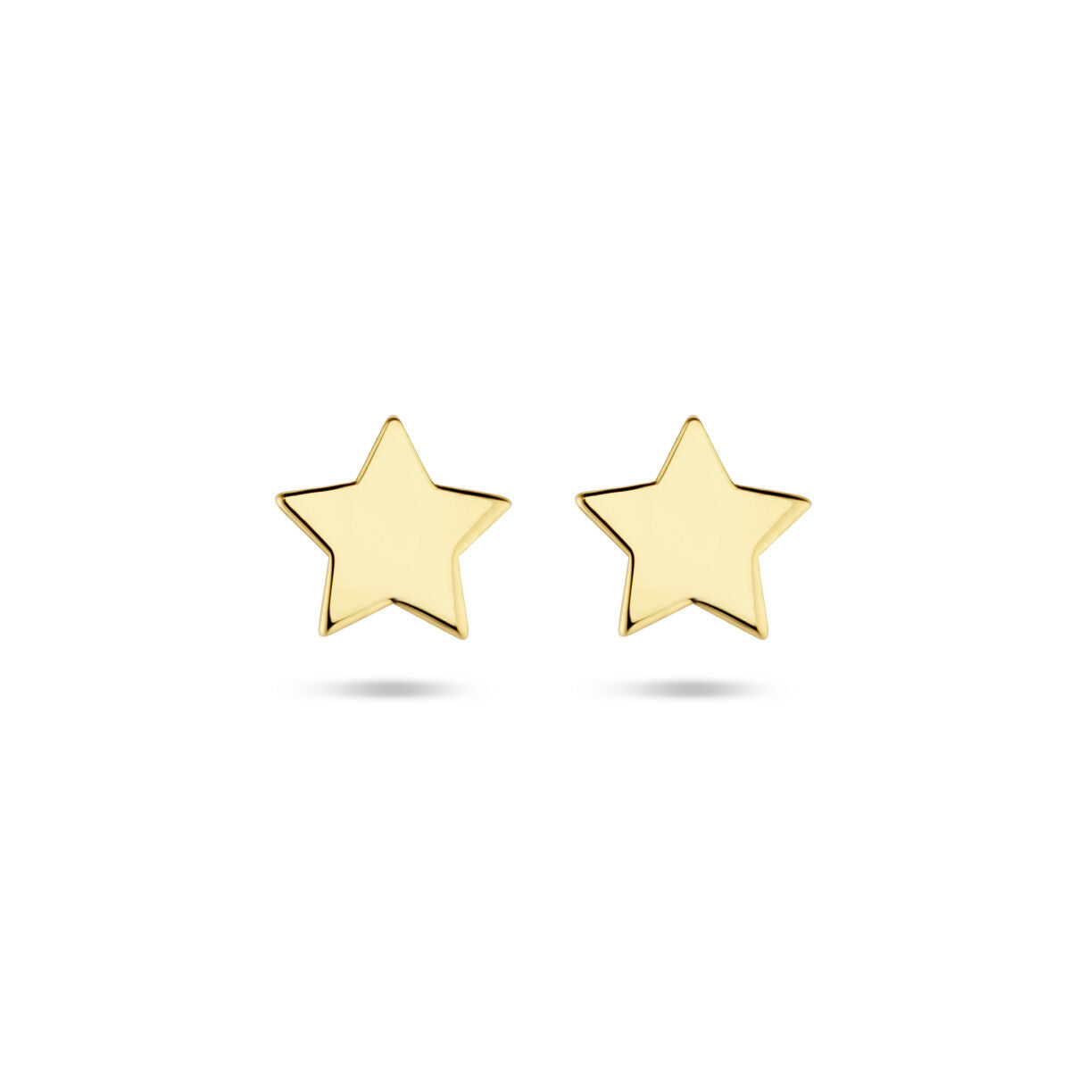 Ohrstecker in Form eines Sterns aus 14K Gelbgold