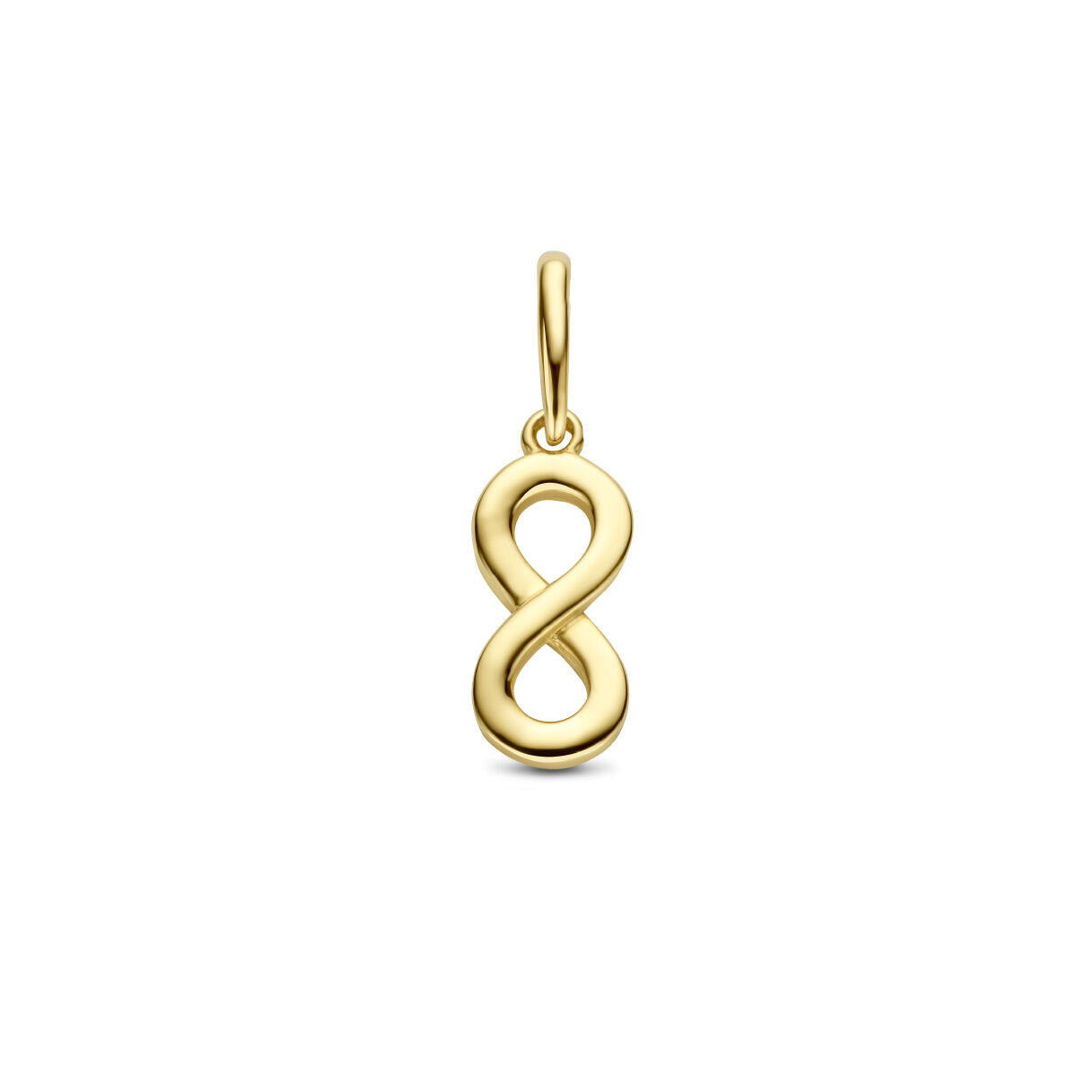 Hänger in Form einer unendlichen Schleife aus 14K Gelbgold