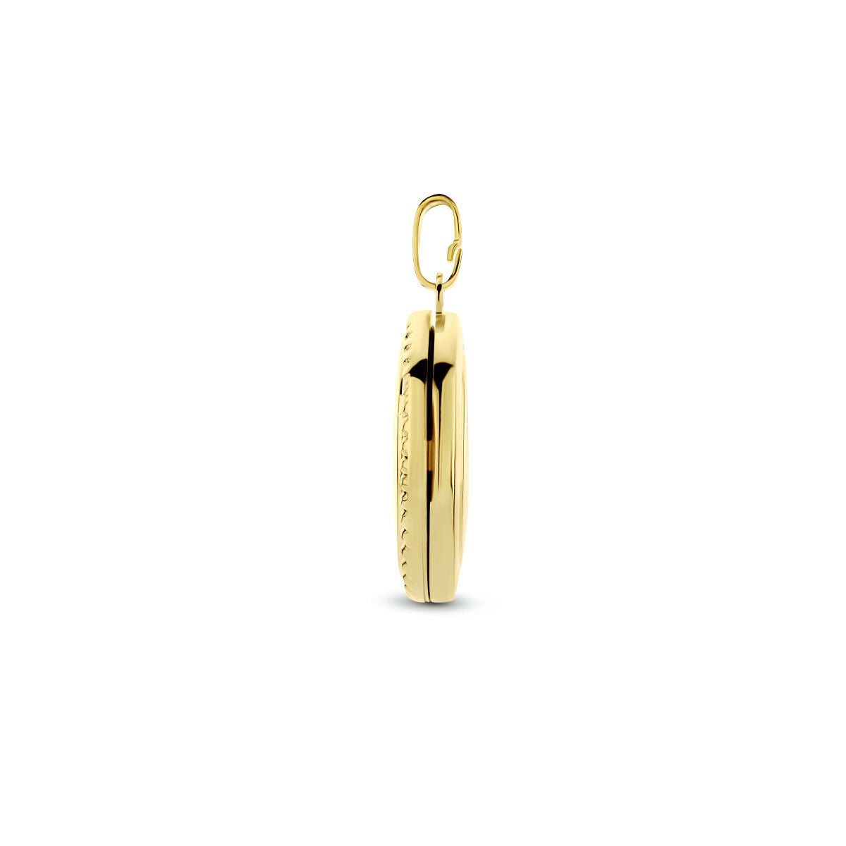 Medaillon ovale Kugeln 14K Gelbgold