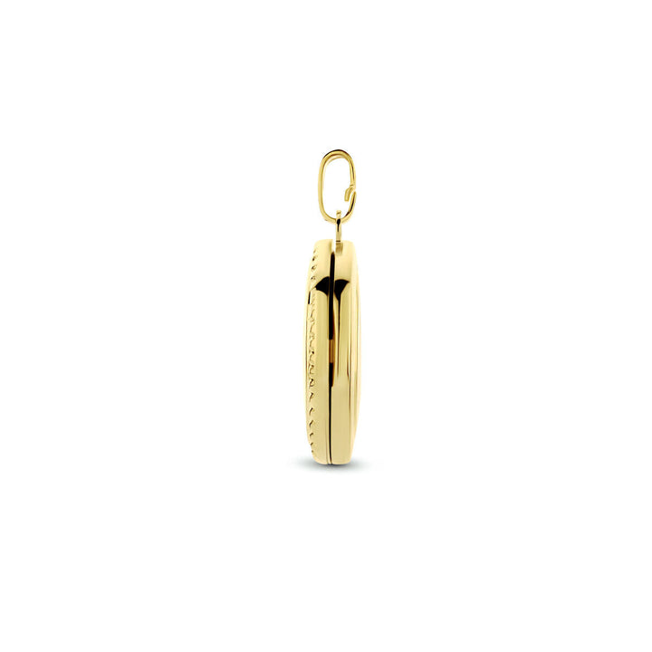 Medaillon ovale Kugeln 14K Gelbgold