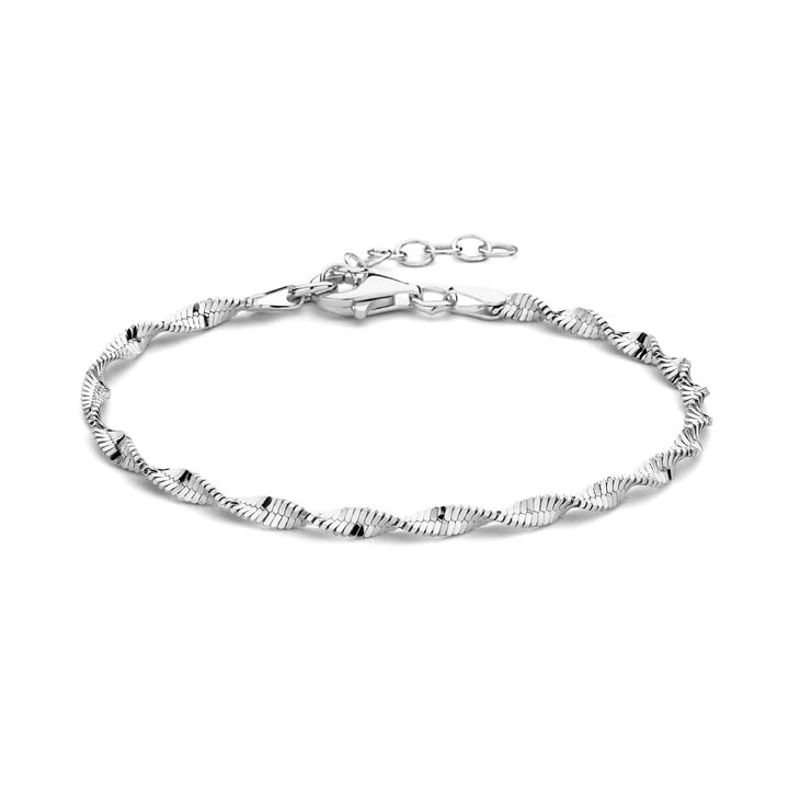 Armband 2,7 mm 16 + 3 cm Silber rhodiniert