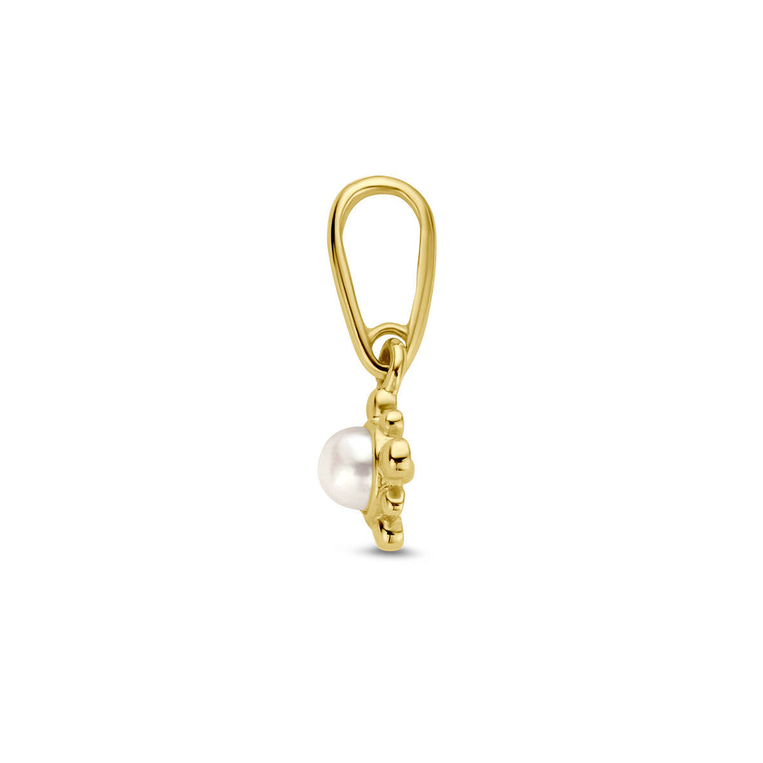 Anhänger Blumenperle 14K Gelbgold