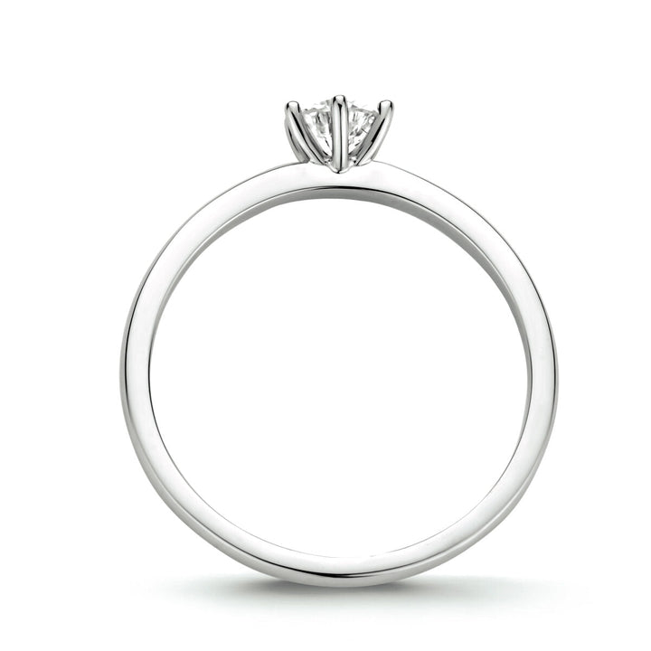 Ring Diamant 0,25 ct h SI 14K Weißgold