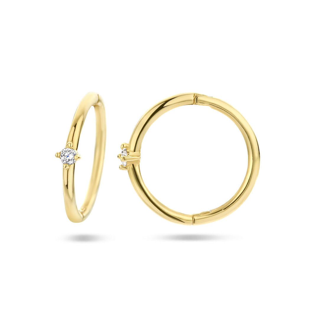 Ohrhänger Zirkonia 14K Gelbgold