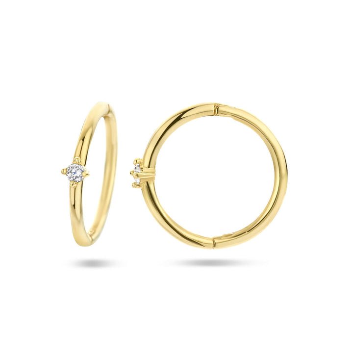 Ohrhänger Zirkonia 14K Gelbgold
