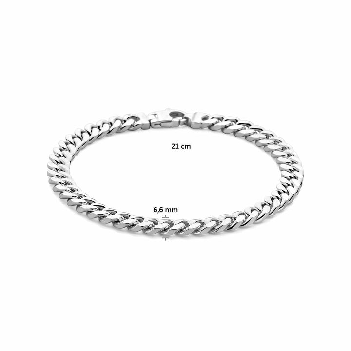 Silberarmband Herren Gourmette 6,6 mm