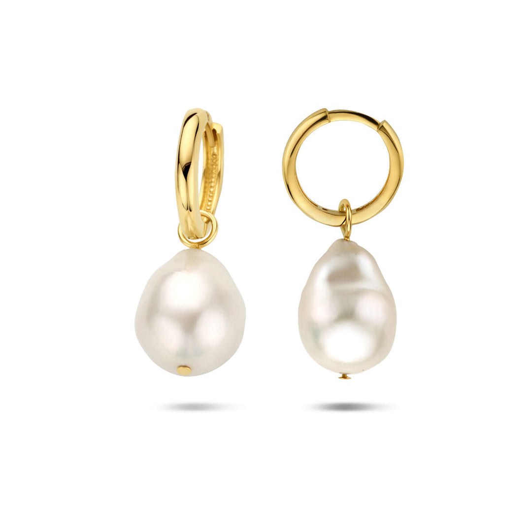 Ohrhänger Barockperle 14K Gelbgold