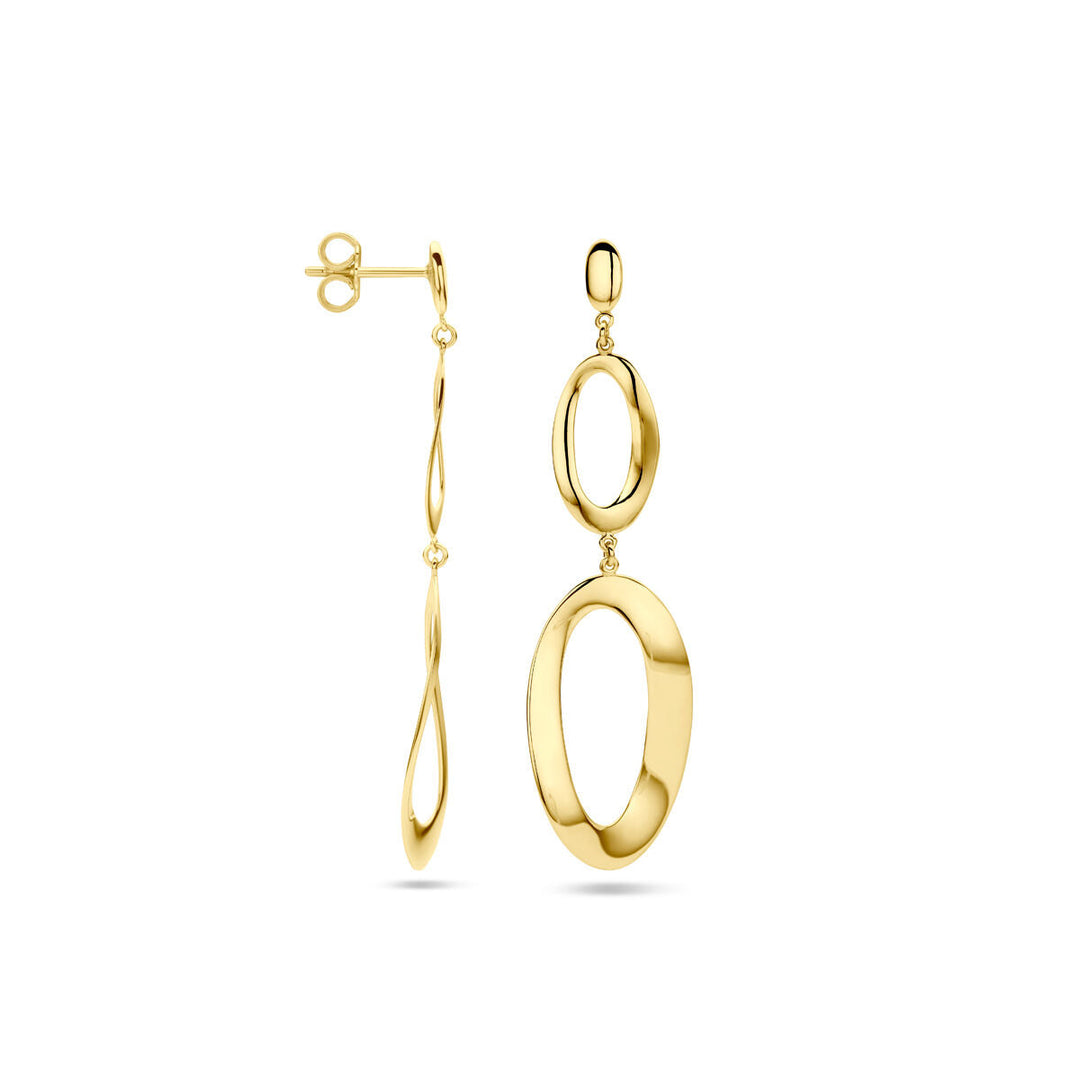 Ohrringe 14K Gelbgold