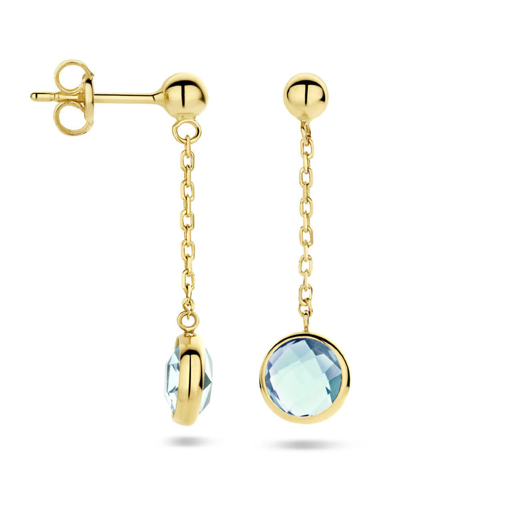 Ohrringe Topas 14K Gelbgold