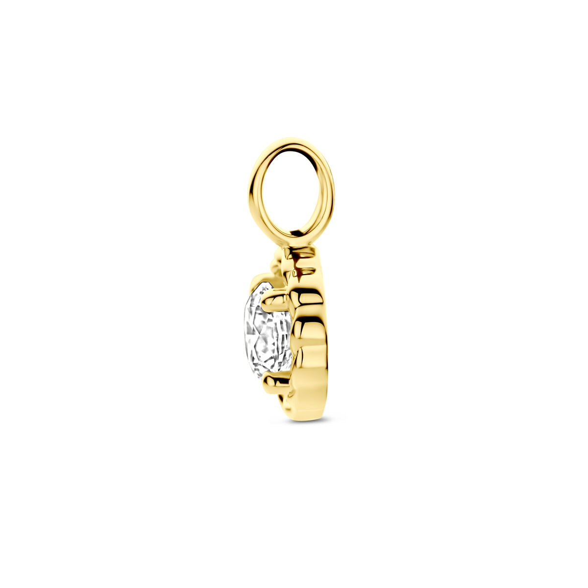 Anhänger Zirkonia 14K Gelbgold