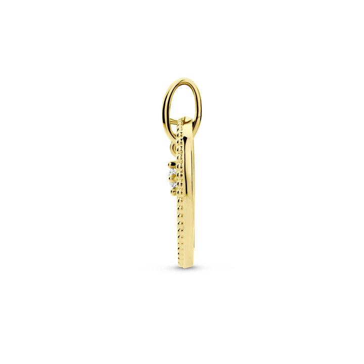 Anhänger Diamant 0,06 ct h SI 14K Gelbgold