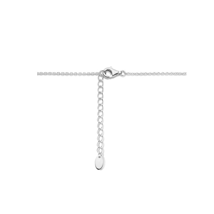Halskette Herzen 40 + 4 cm Silber rhodiniert