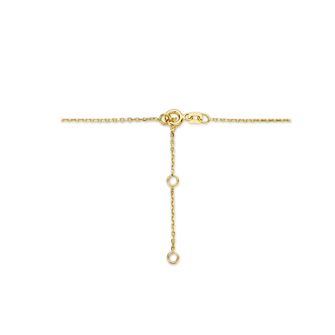 Halskette diamantierte Kugeln 2,5 mm 40 - 42 - 44 cm 14K Gelbgold