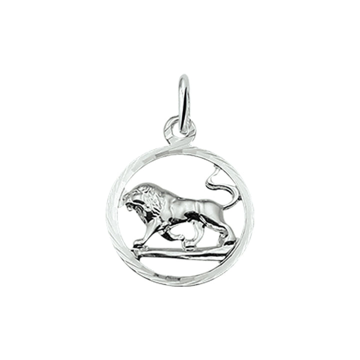 De Van der Kooij Collectie hanger sterrenbeeld gediamanteerd zilver wit voegt zilverkleurige elegantie toe aan elke look, perfect als zilveren horoscoop hanger met zijn verfijnde ontwerp en kleine lus voor eenvoudige bevestiging.