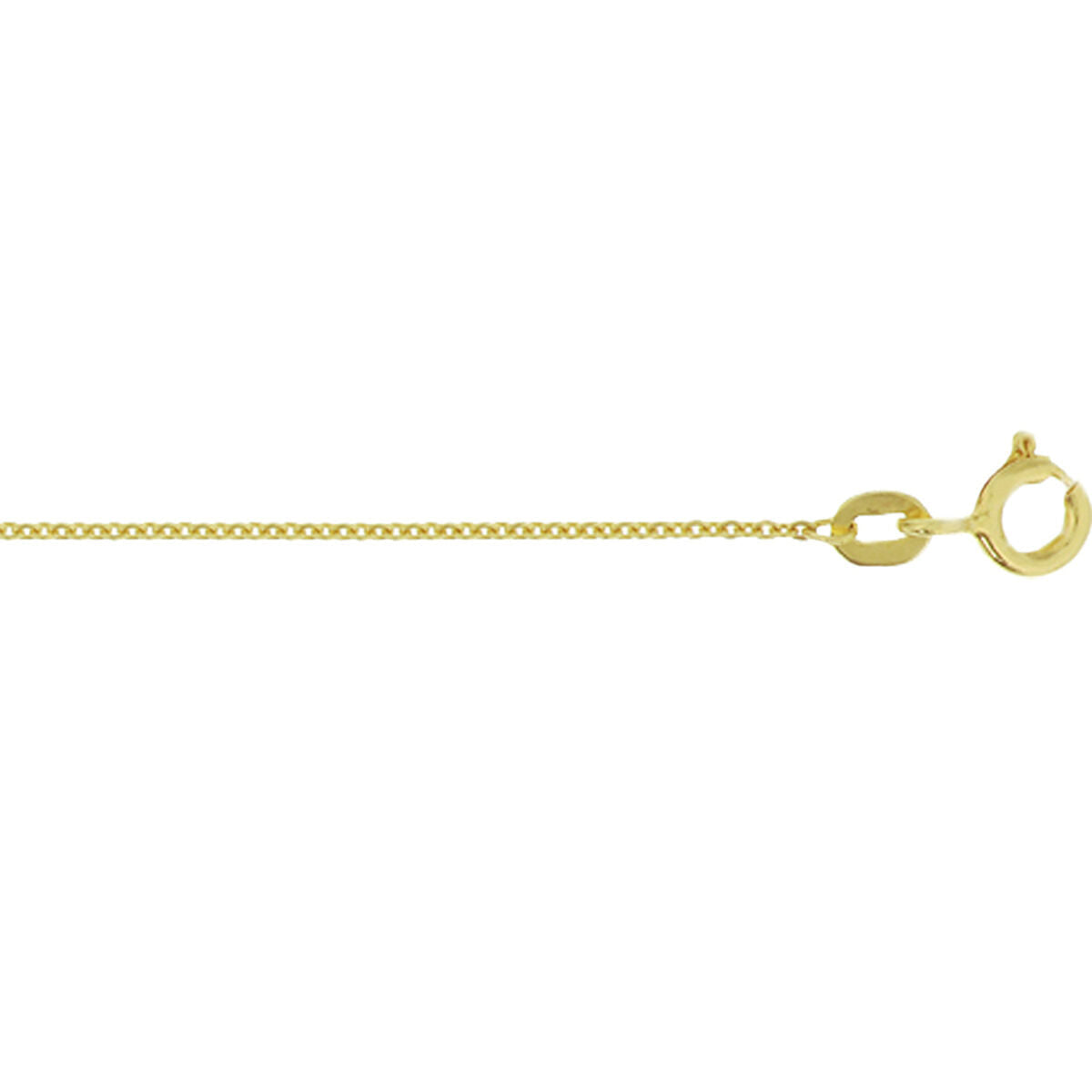Flaches Anker-Collier aus 14K Gelbgold, 0,8 mm dick, in den Längen 41, 43 und 45 cm