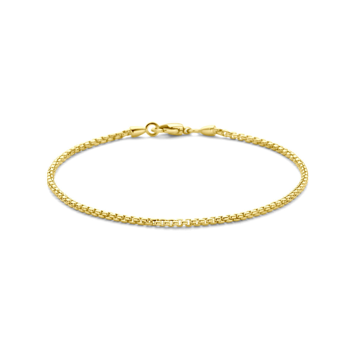 Armband aus 14K Gold mit venezianischem Design und feinen Gliedern