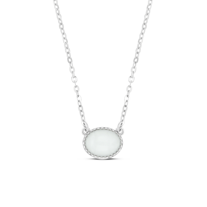 Luna | Asche Halskette Silber 