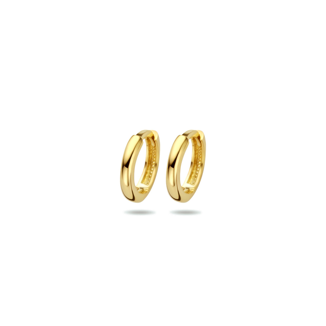 klapoorringen 14K geelgoud