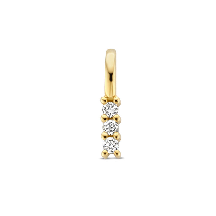 Anhänger Diamant 0,05 ct h SI 14K Gelbgold