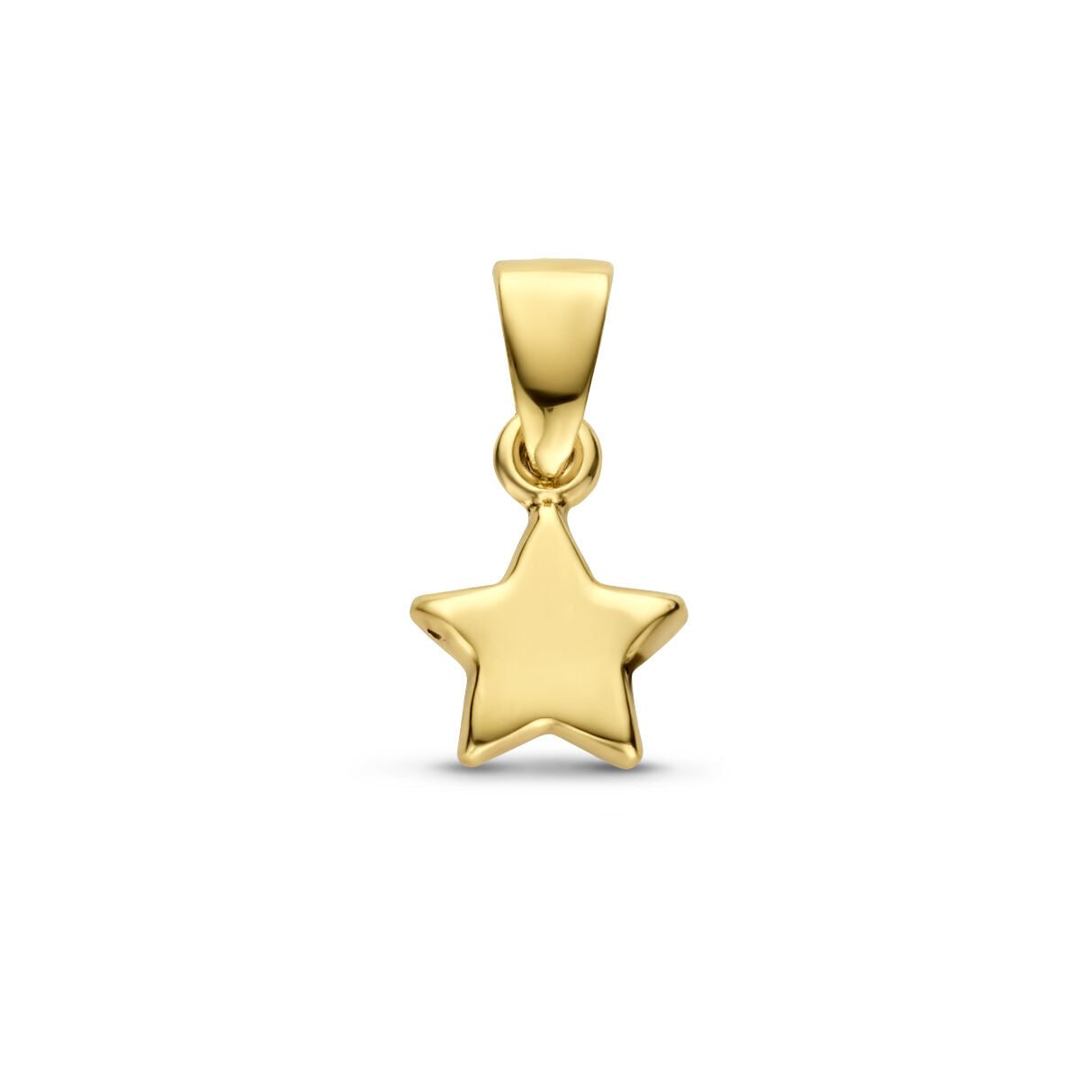 Hänger in Form eines Sterns aus 14K Gelbgold