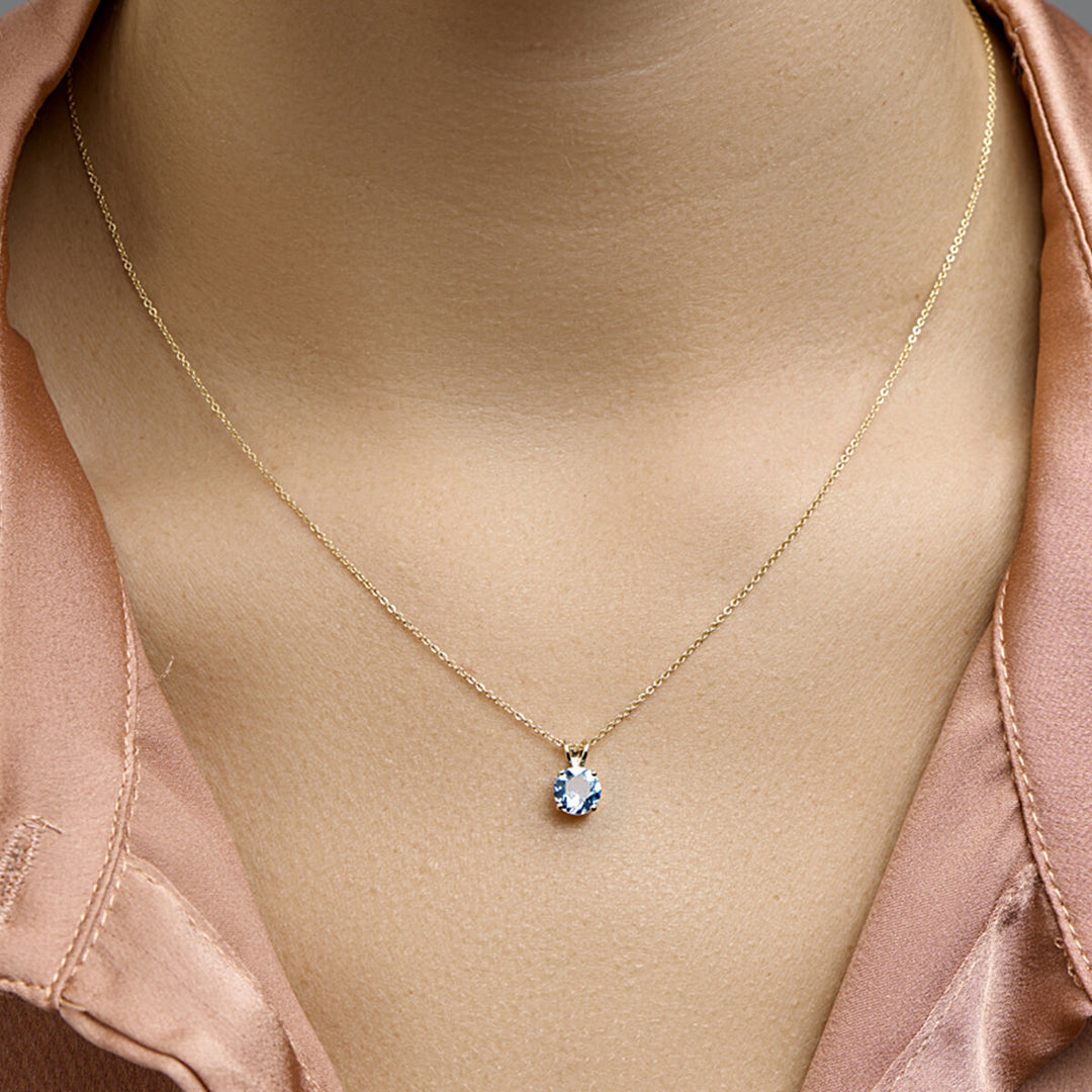 Anhänger Topas 14K Gelbgold