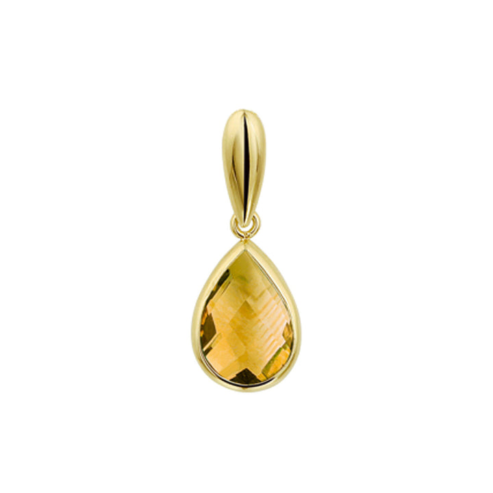 Anhänger Citrin 14K Gelbgold