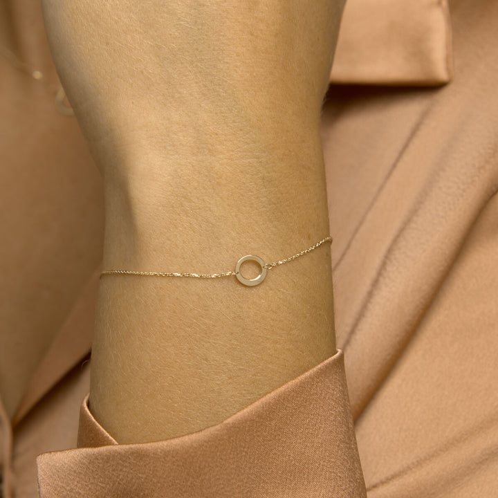 Armband rund 16,5 - 17,5 - 18,5 cm 14K Gelbgold