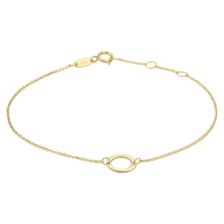 Armband rund 16,5 - 17,5 - 18,5 cm 14K Gelbgold