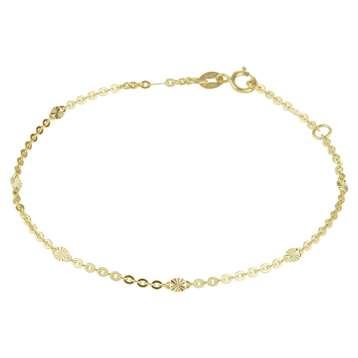 Armband 1,5 mm 16 - 18 cm 14K Gelbgold