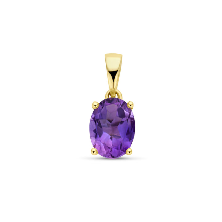 Anhänger Amethyst 14K Gelbgold