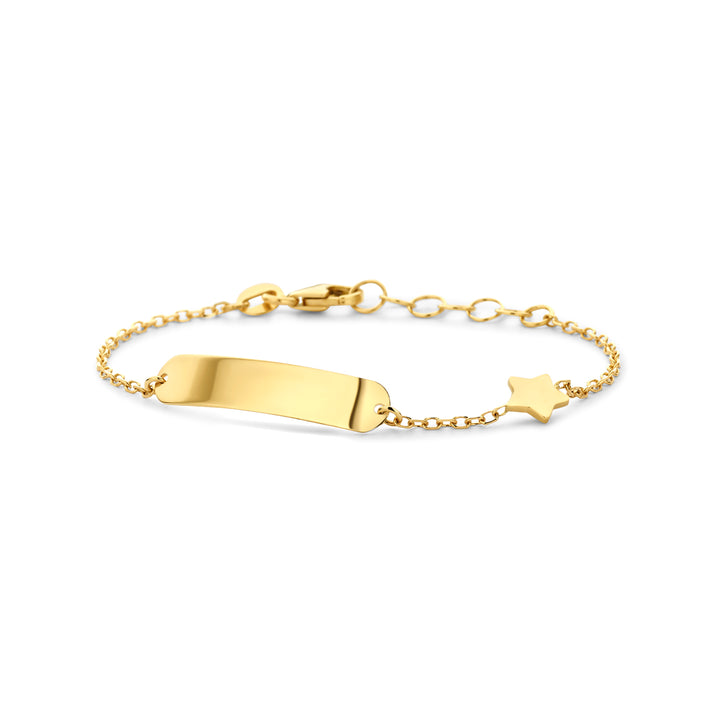 graveerarmband ster 14K geelgoud