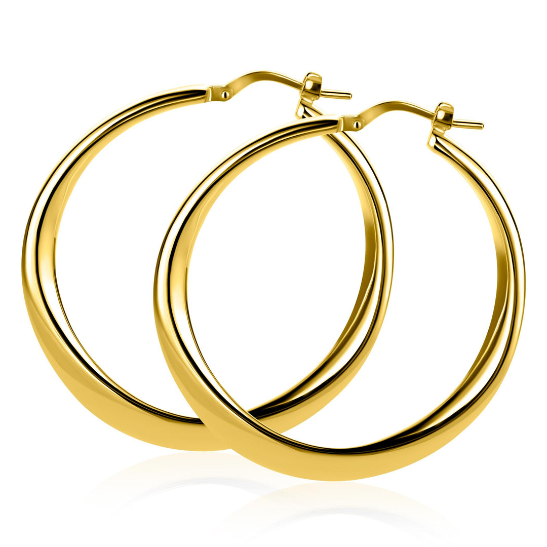 ZINZI gold plated zilveren oorringen ZIO2702G