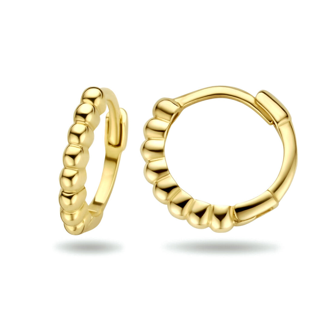 Ohrhänger Kugeln 14K Gelbgold