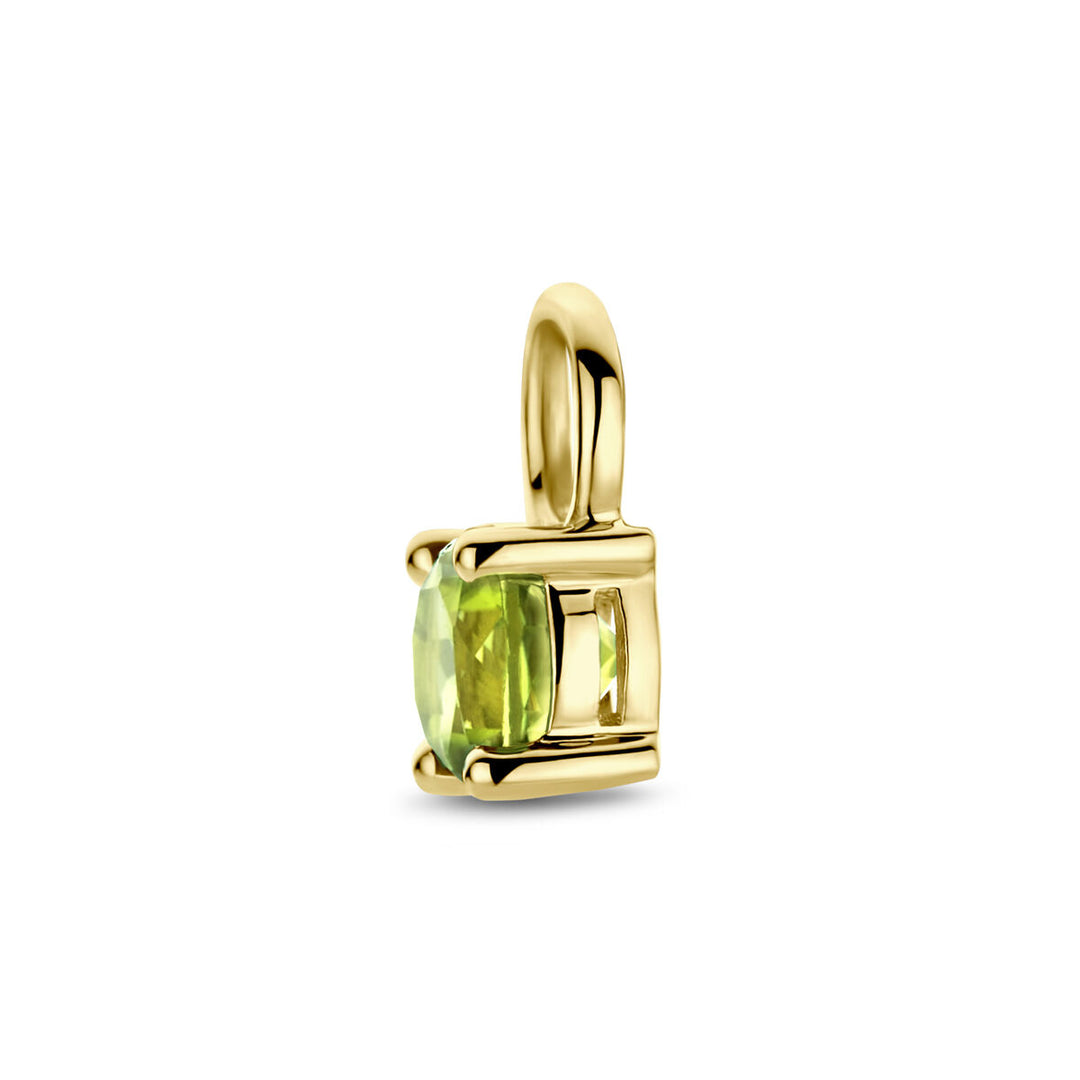 Ohrring-Anhänger Peridot pro Stück 14K Gelbgold