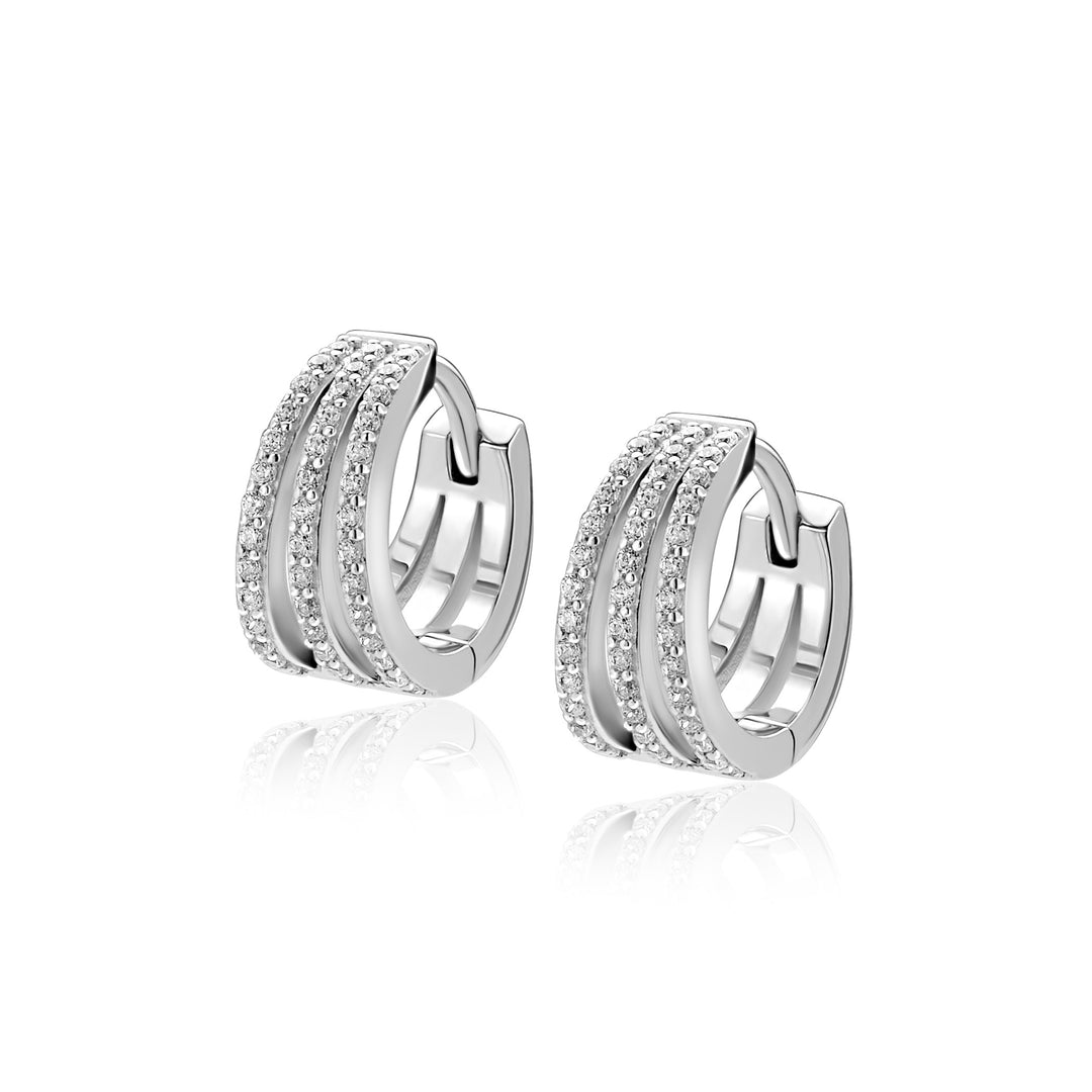 Zinzi Oorbellen Zilver ZIO2727
