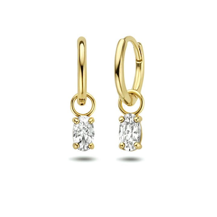 Ohrhänger Zirkonia 14K Gelbgold