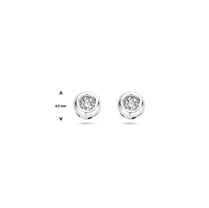 Ohrstecker Diamant 0,10 ct (2x 0,05 ct) h si 14K Weißgold