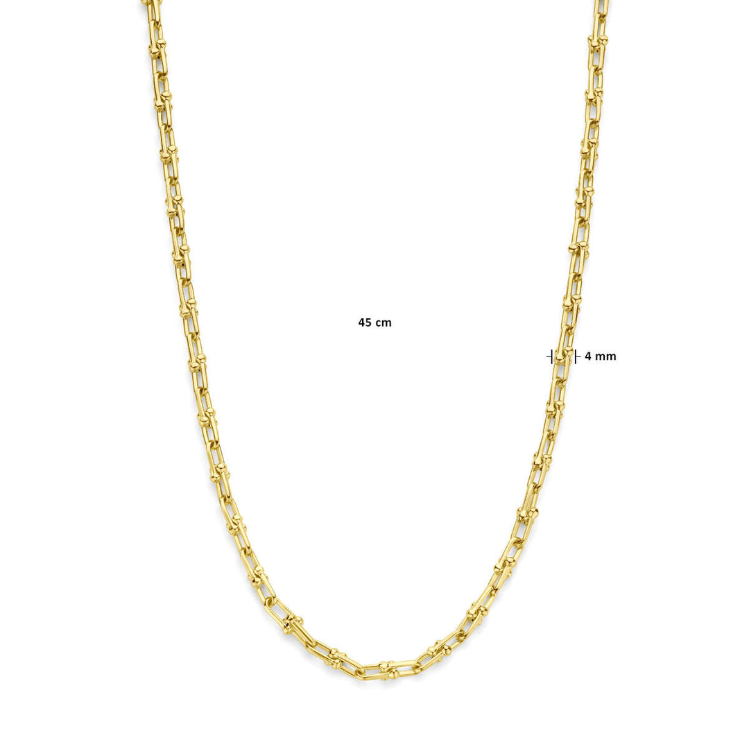 Halskette 4,0 mm 45 cm 14K Gelbgold