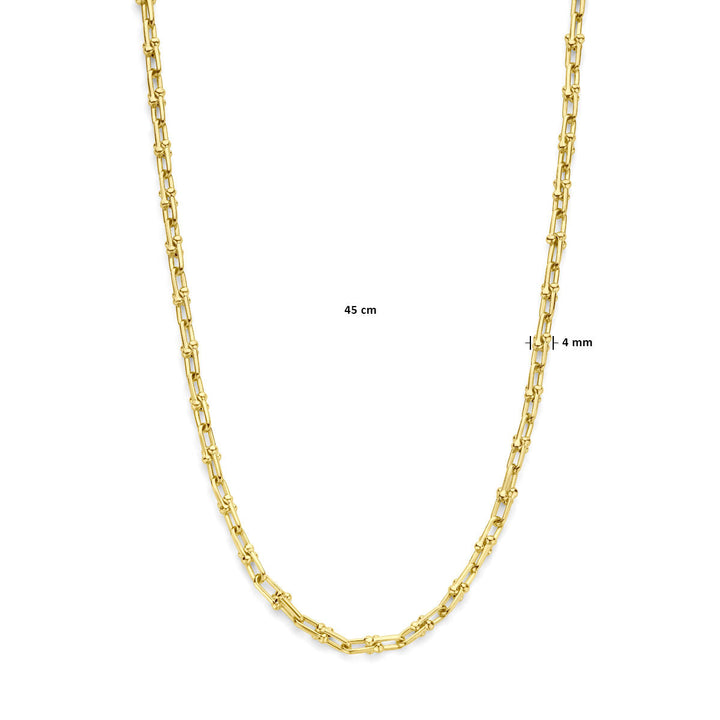 Halskette 4,0 mm 45 cm 14K Gelbgold
