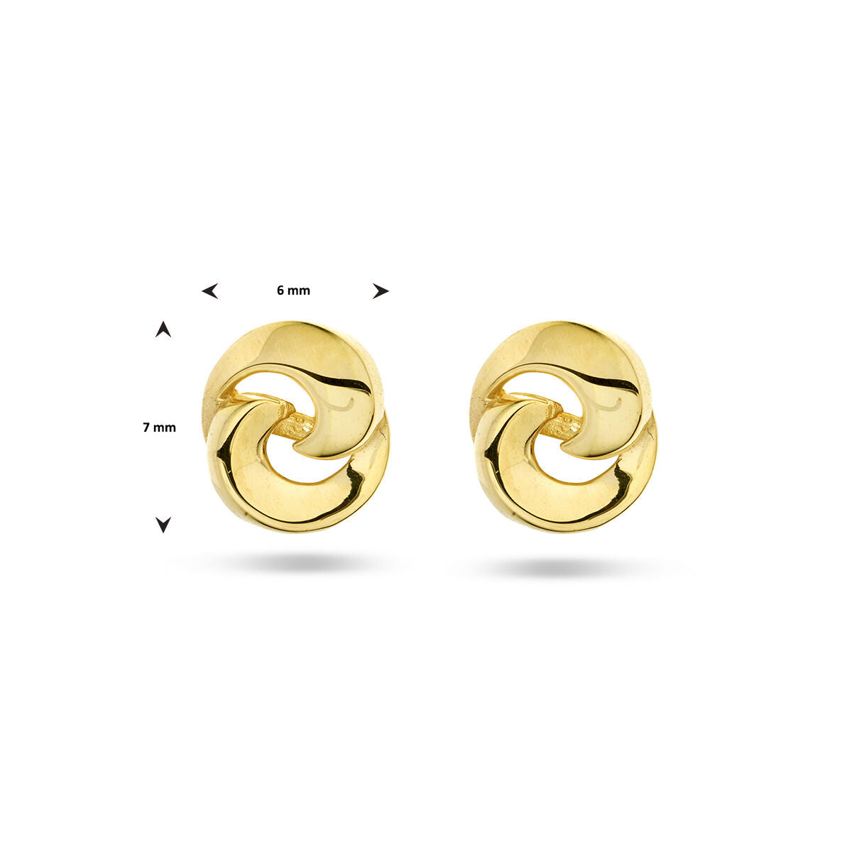 Ohrstecker 14K Gelbgold