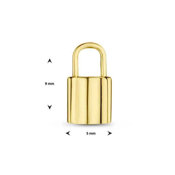 Anhängerschloss 14K Gelbgold