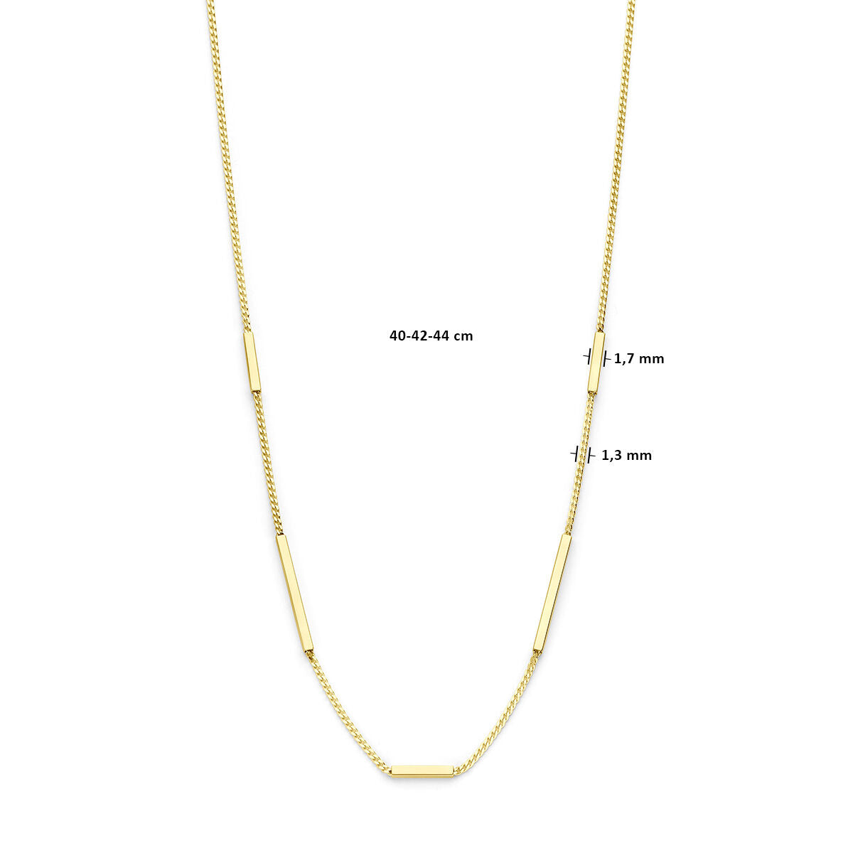 Gold Damenhalskette 14K